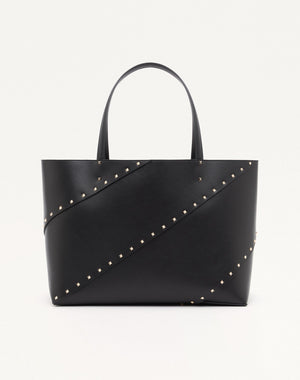BORSA SHOPPING VALENTINO GARAVANI ROCKSTUD WISPY IN VITELLO 