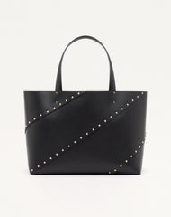BORSA SHOPPING VALENTINO GARAVANI ROCKSTUD WISPY IN VITELLO