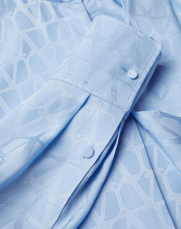 Camicia In Silk Jacquard Toile Iconographe 