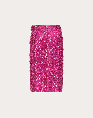 Gonna In Organza Ricamata 