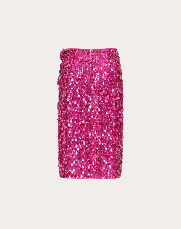 Gonna In Organza Ricamata 