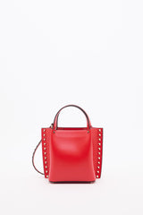 BORSA SHOPPING PICCOLA ROCKSTUD IN VITELLO