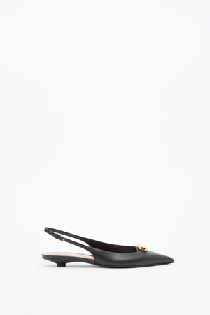 BALLERINA SLINGBACK VLOGO THE BOLD EDITION IN VITELLO 20MM
