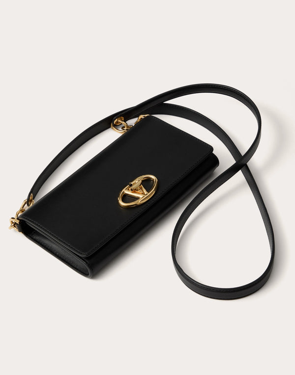 Portafoglio Con Tracolla Vlogo The Bold Edition In Nappa