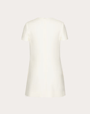 Abito Corto In Crepe Couture 