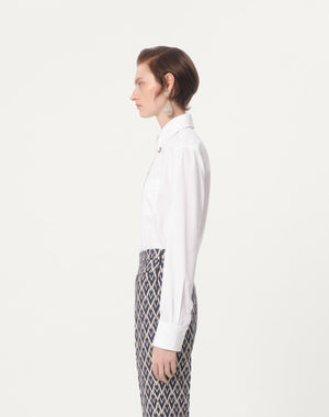 Camicia In Cotton Popeline 