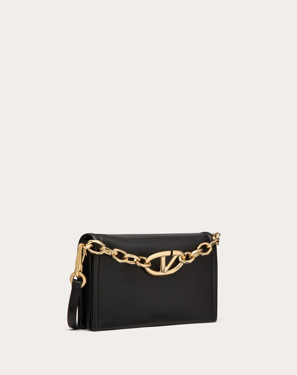 Clutch Vlogo Chain In Nappa Con Catena
