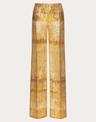 Pantaloni In Broccato Valentino Golden Wings