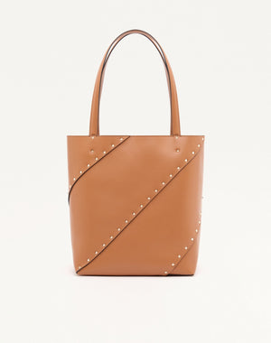 BORSA SHOPPING VALENTINO GARAVANI ROCKSTUD WISPY IN VITELLO 