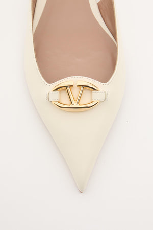 BALLERINA SLINGBACK VLOGO THE BOLD EDITION IN VITELLO 20MM