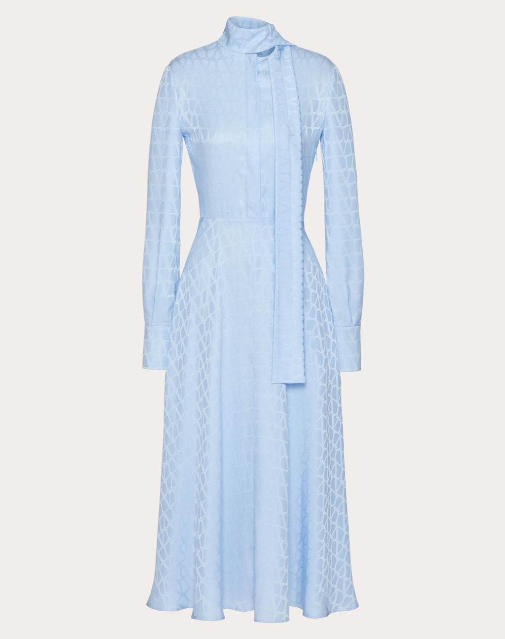 Abito Midi In Silk Jacquard Toile Iconographe 
