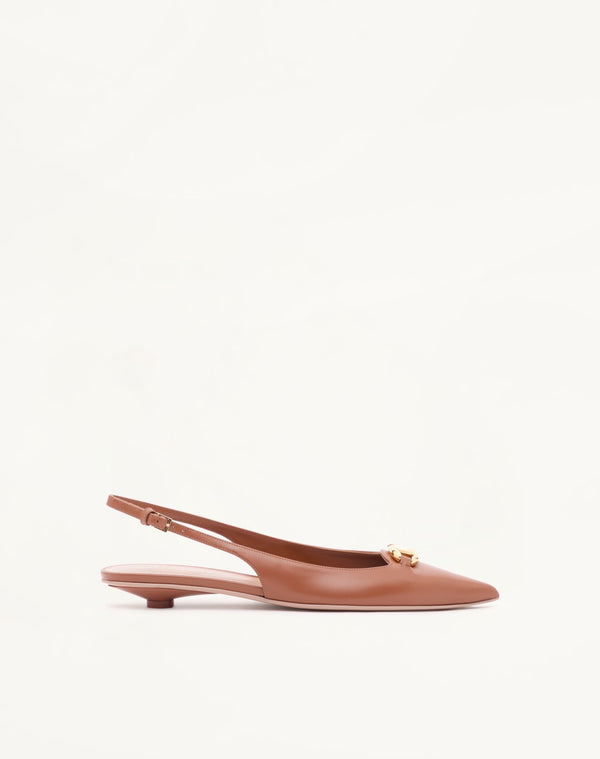 BALLERINA SLINGBACK VLOGO THE BOLD EDITION IN VITELLO 20MM