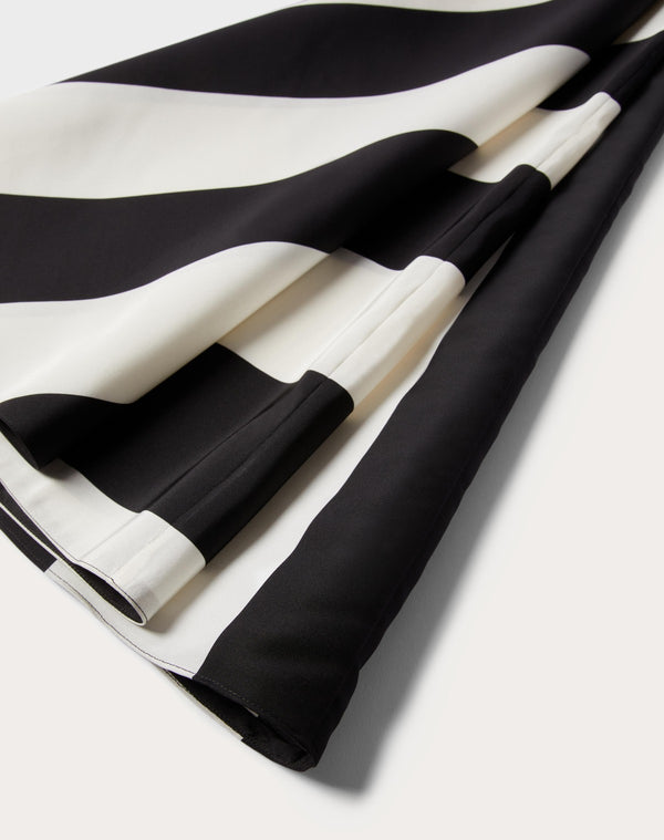 Gonna Midi In Crepe Couture Strhype 