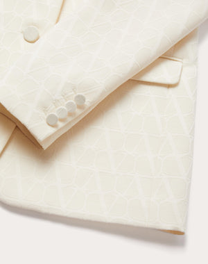 Blazer In Crepe Couture Toile Iconographe 