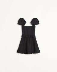 Abito Corto In Crepe Couture