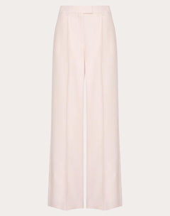 Pantalone In Textured Wool Silk