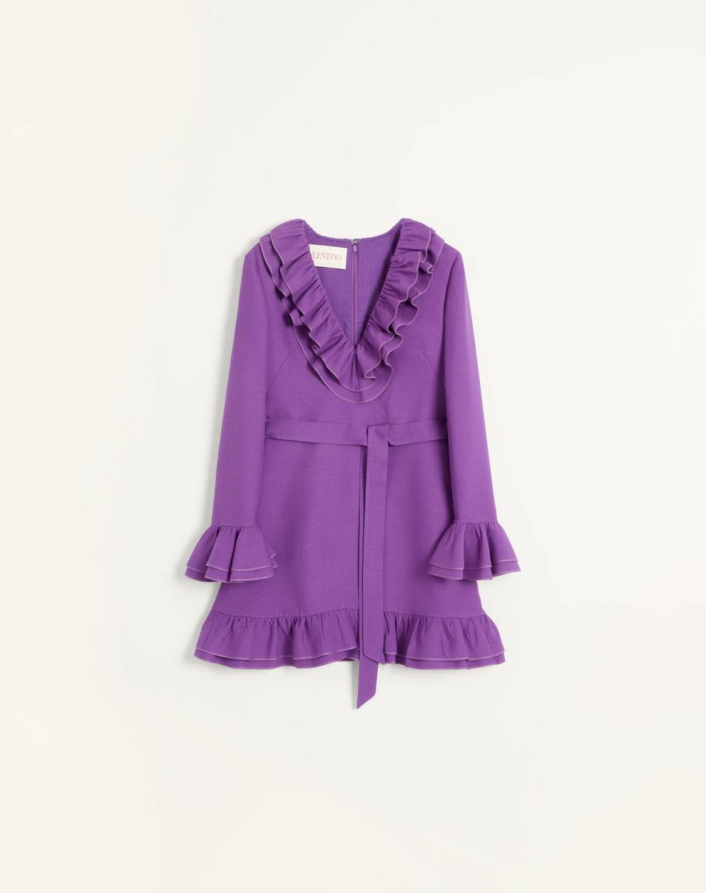 Abito Corto In Crepe Couture 