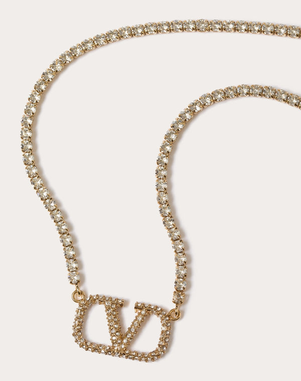 Collana Vlogo Signature In Metallo E Cristalli Swarovski®