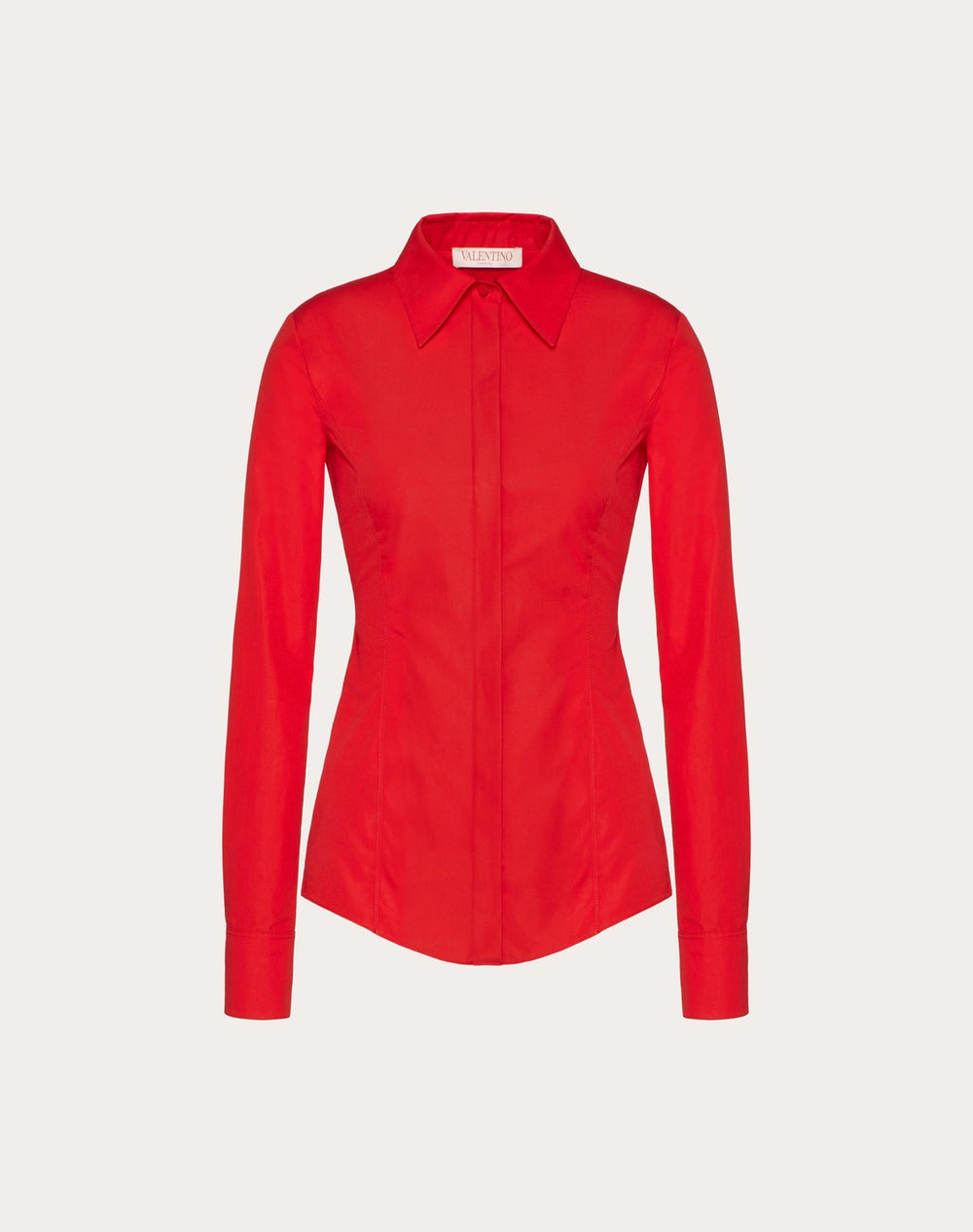 Camicia  In Cotton Popeline 