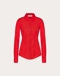 Camicia  In Cotton Popeline