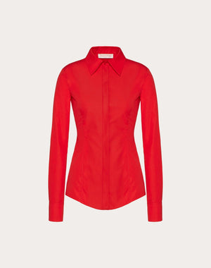 Camicia  In Cotton Popeline 