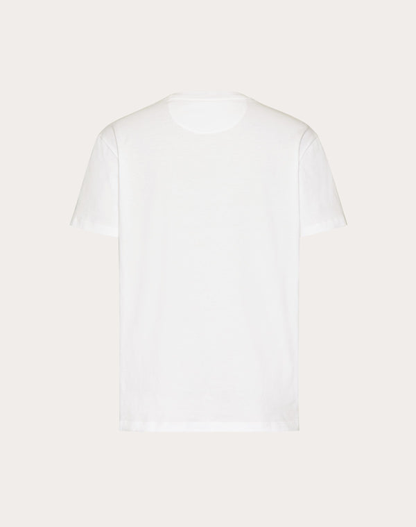 T-Shirt In Cotone Con Patch Vlogo Signature