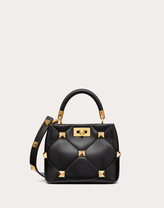 Borsa Piccola A Mano Roman Stud The Handle Bag In Nappa