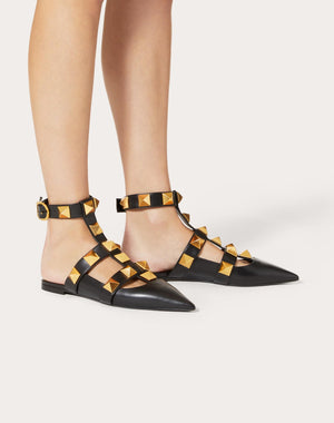 Ballerina Roman Stud In Vitello