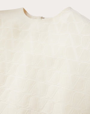 Abito Corto In Crepe Couture Toile Iconographe 