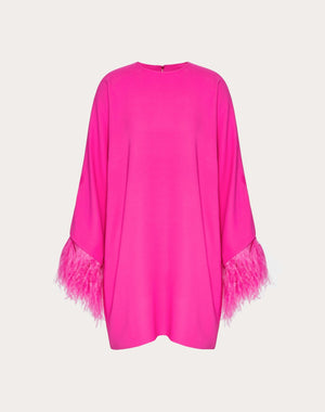 Abito In Cady Couture Ricamato 