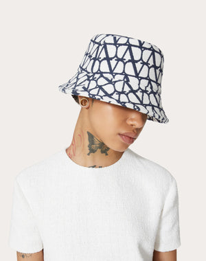 Cappello Bucket In Cotone Jacquard Toile Iconographe