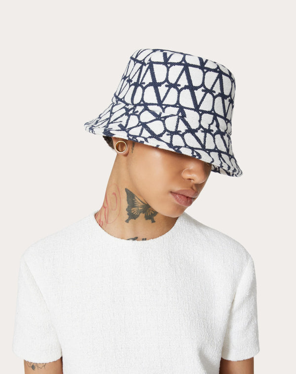 Cappello Bucket In Cotone Jacquard Toile Iconographe