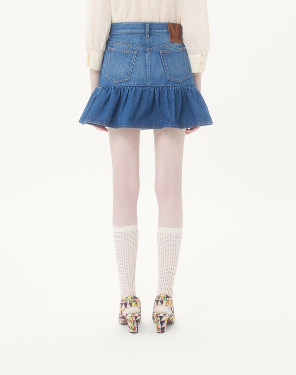 Gonna Mini In Denim 