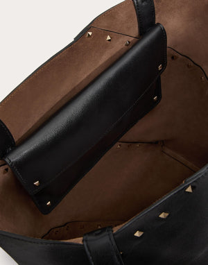 Borsa Shopping Valentino Garavani Valentino Garavani Rockstud Wispy In Vitello 