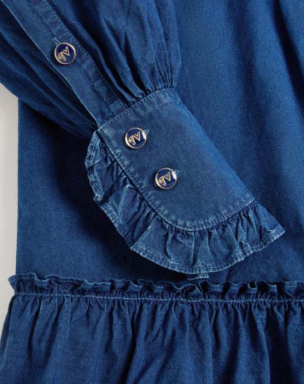 Abito In Denim Leggero 