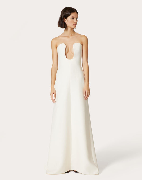 Abito Da Sera In Crepe Couture