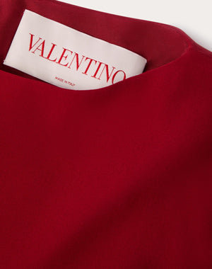Abito Lungo In Cady Couture 