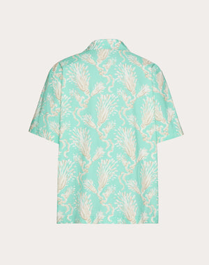 Camicia Da Bowling In Popeline Di Cotone Con Stampa Metamorphos Wheatsheaf