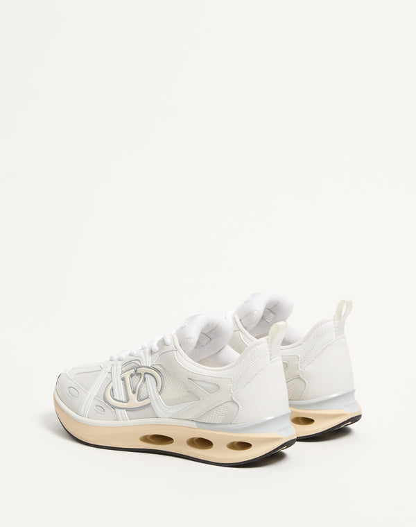 Sneaker Low Top Vlogo Easyjog In Vitello E Tessuto