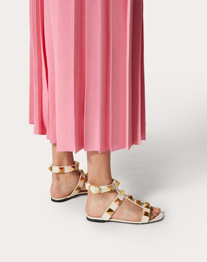 Sandalo Basso Roman Stud In Vitello