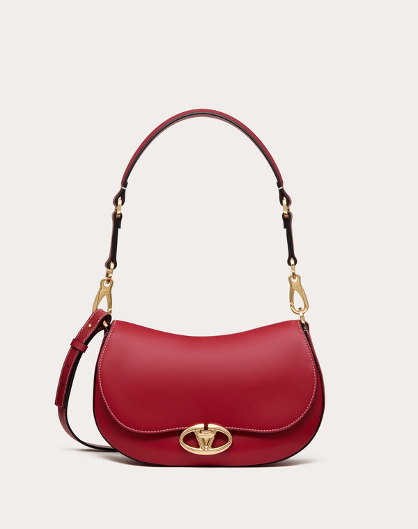 Borsa A Spalla Piccola Valentino Garavani Ohval In Vitello Nappato