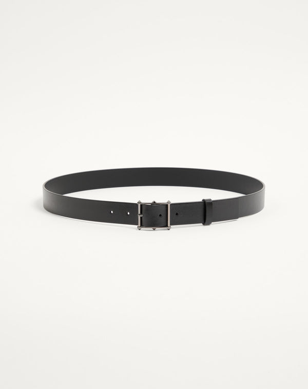 CINTURA ROCKSTUD IN VITELLO 30 MM