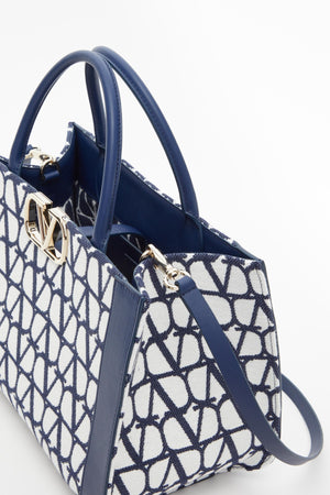 Borsa Media A Mano Vlogo Signature In Cotone Toile Iconographe