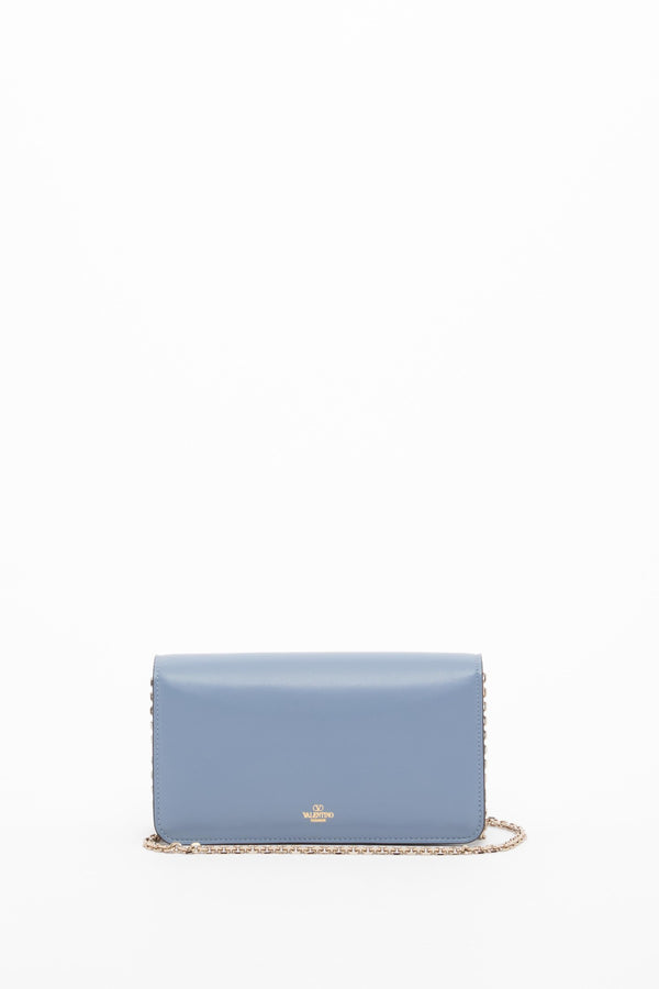 POUCH CON CATENA ROCKSTUD FIERCE IN VITELLO 