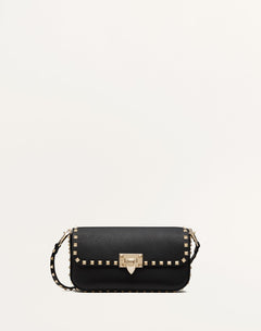 Borsa A Tracolla VALENTINOentino Garavani Rockstud In Vitello Granato