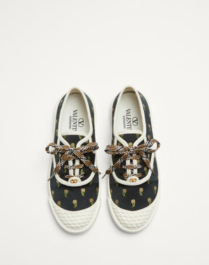Sneaker Bay By Bay In Tessuto Papier Floral