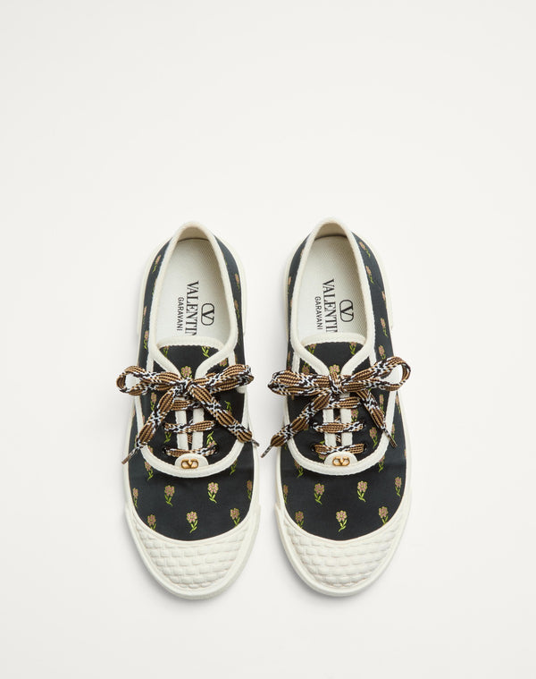 Sneaker Bay By Bay In Tessuto Papier Floral