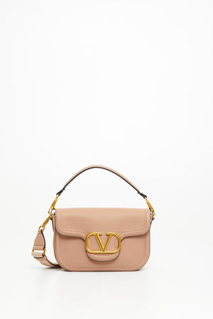 Borsa A Spalla Valentino Garavani Alltime In Vitello Granato