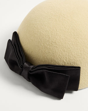 Cappello Vlogo Signature In Tessuto Lapin E Fiocco In Raso