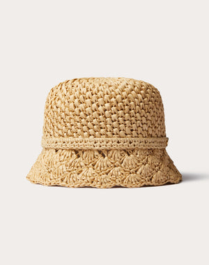 Cappello Bucket Valentino Resort In Crochet Con Dettaglio In Metallo 